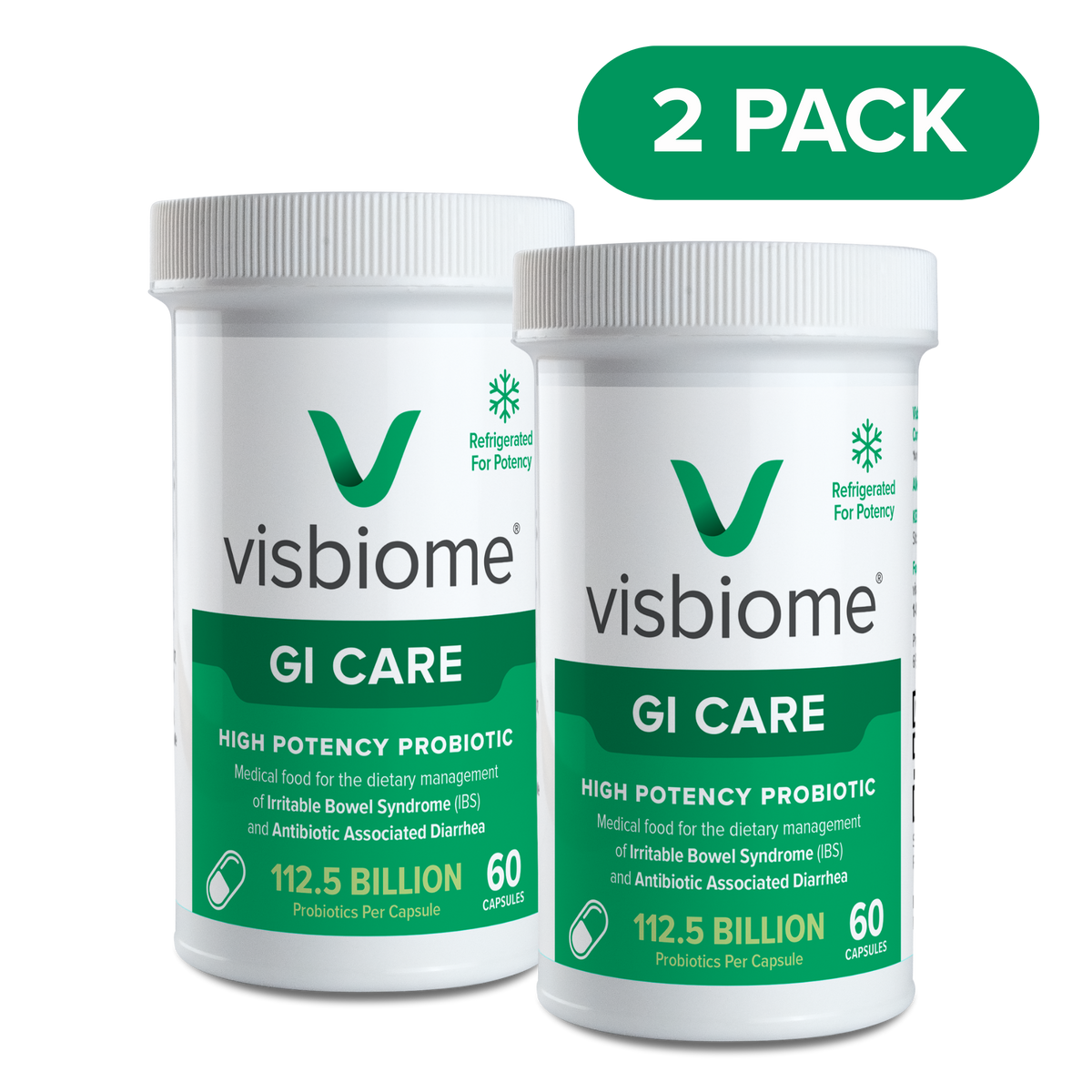 Visbiome GI Care High Potency Probiotic - 2 Pack | Visbiome®